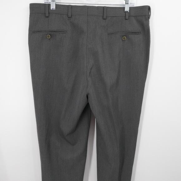 Brooks Brothers Pants Mens 37x30 Gray Madison Wool Dress Business Office - Picture 10 of 15